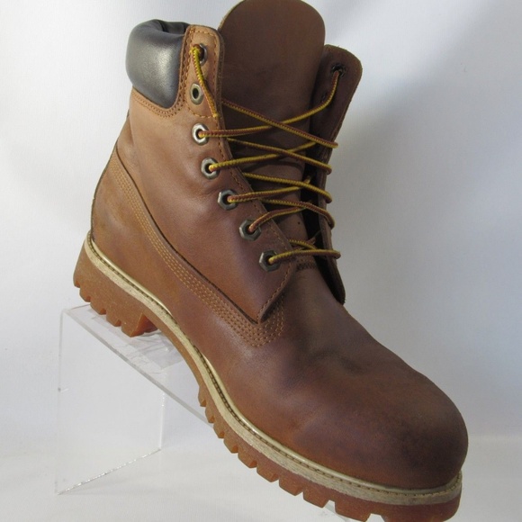 Timberland Sz 10.5 Brown Leather Boots Mens R3A20